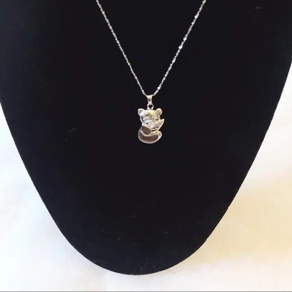 Sterling Silver Adorable Panda Necklace - Picture 3 of 8